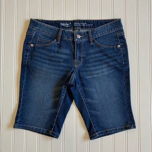 Mossimo Mid Rise Bermuda Jeans Shorts Size